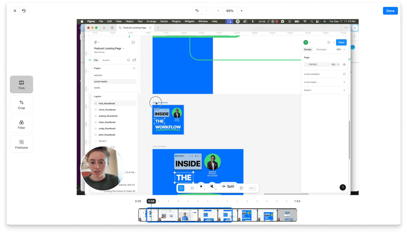 Zight Dashboard