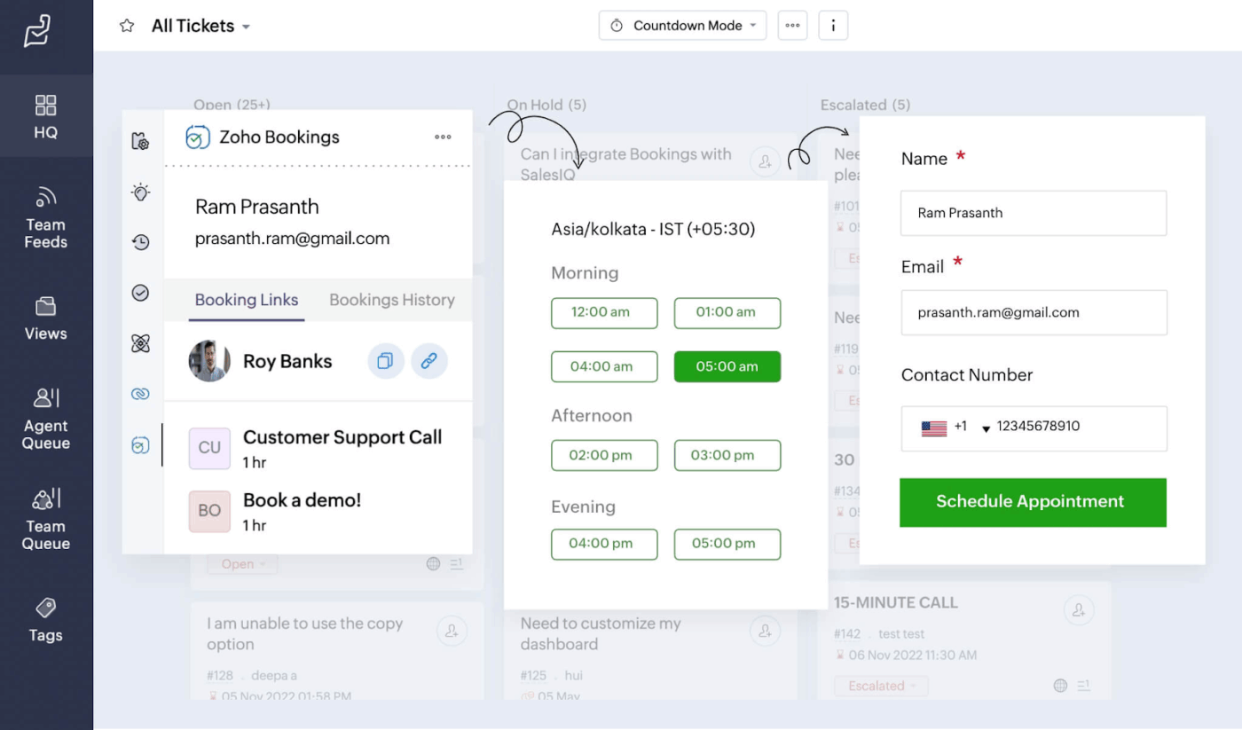 Zoho Bookings: alternativa a When2Meet