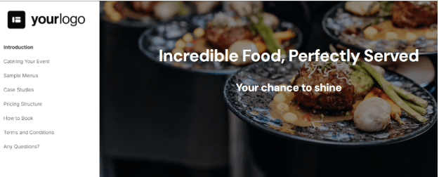 Catering Proposal Template by Better Proposals