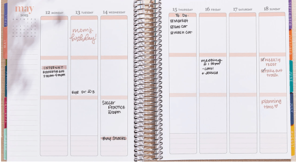 Best Productivity Planners: Erin Condren LifePlanner - Best colorful and customizable planner