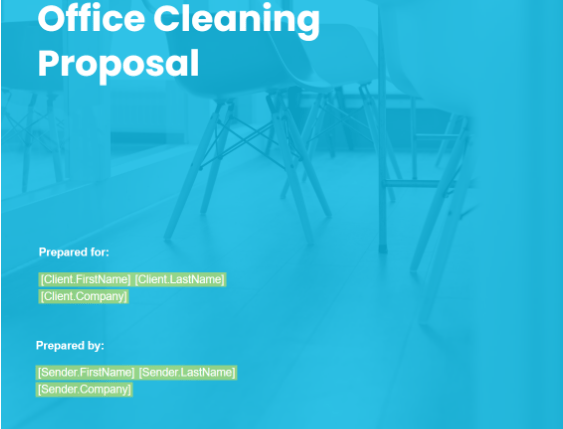 Office Cleaning Proposal Template by PandaDoc
