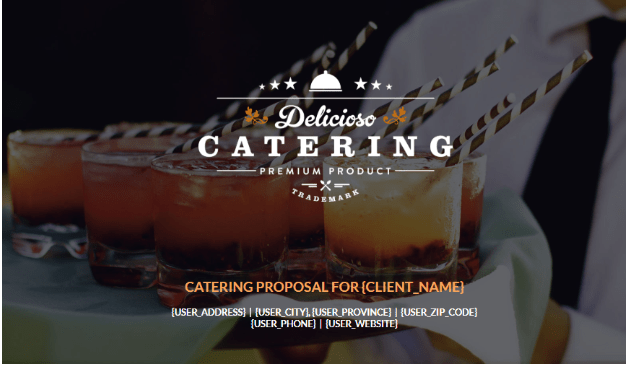 Catering Proposal Template by Proposify