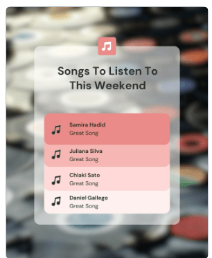 Modern Playlist Instagram Post