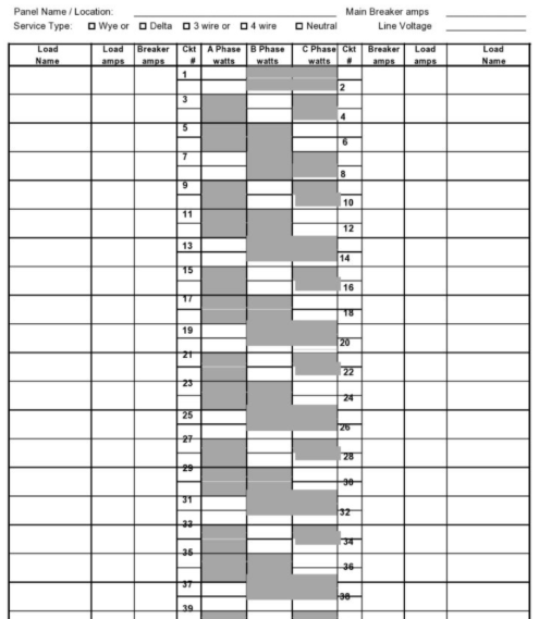 Microsoft Word Panel Schedule Template by TemplateLab