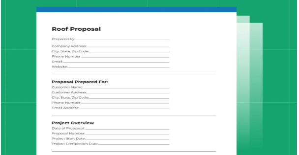 Roofing Proposal Template: PDF Roof Proposal Template by Service Titan