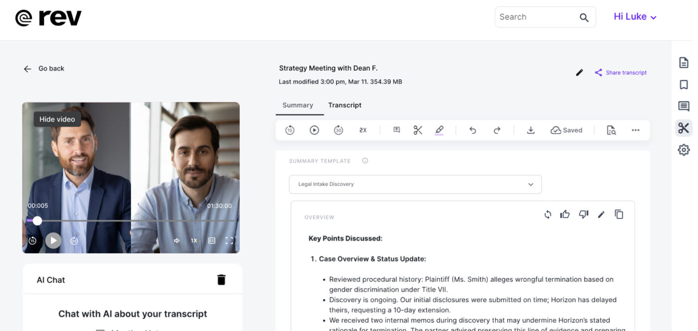 Rev: Tool aims to provide meaningful insights within an intuitive interface