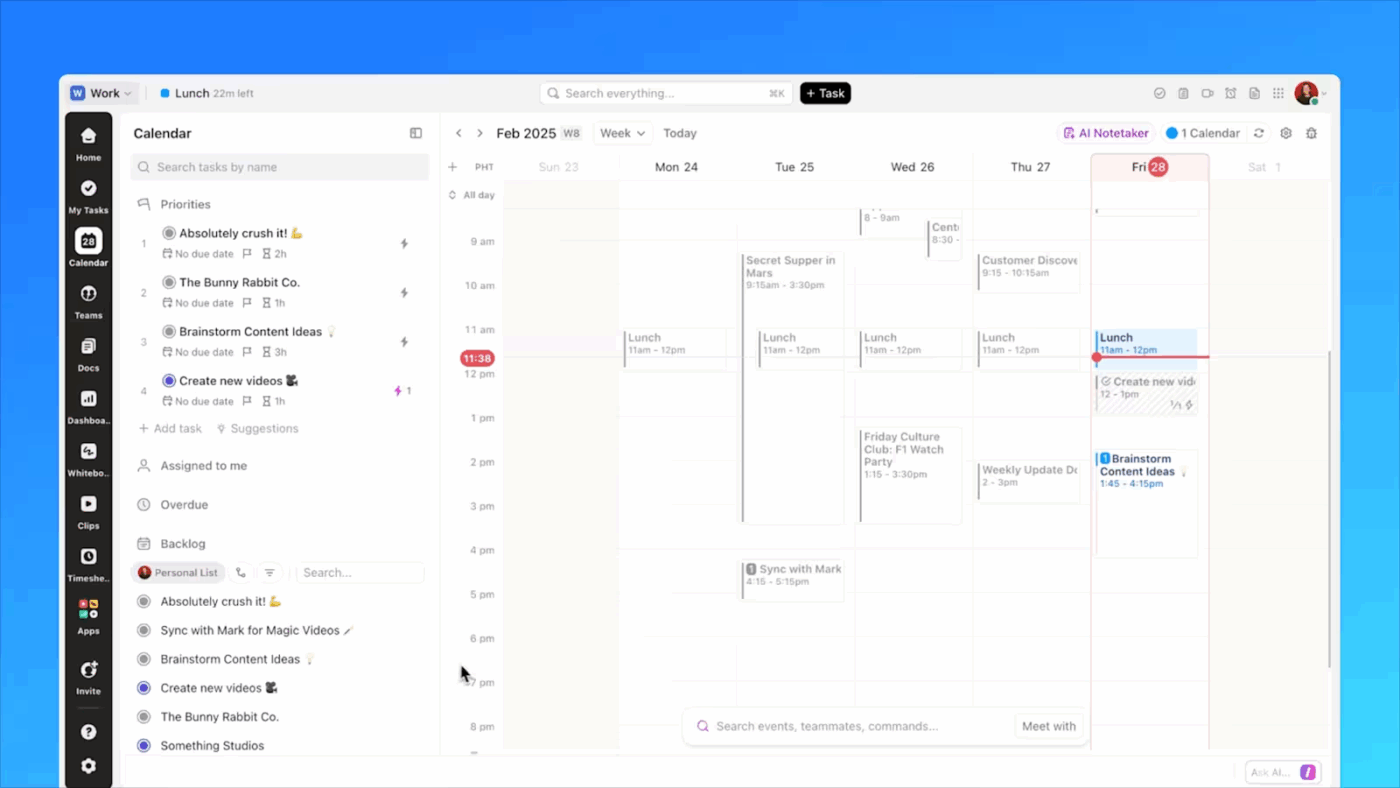 ClickUp Calendar : Sococo Alternatives