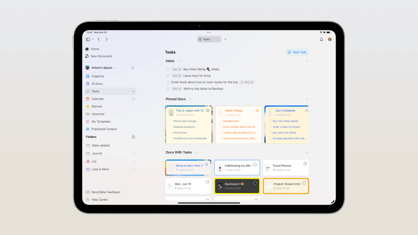 Craft: noteplan alternative 