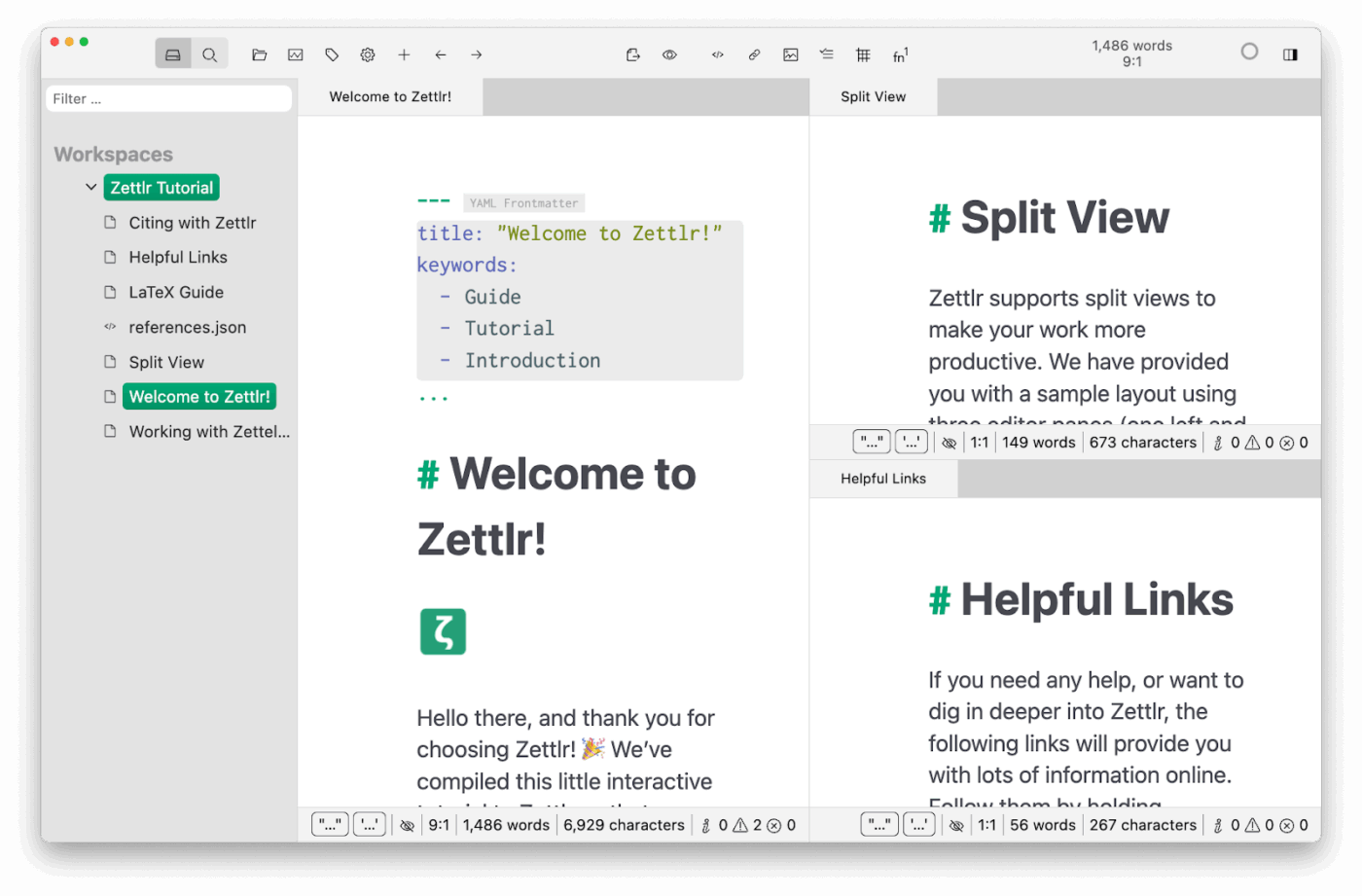 Zettlr : noteplan alternative