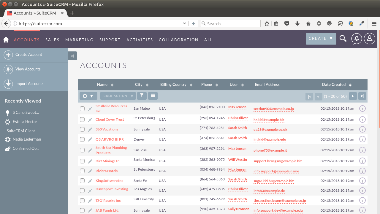 SuiteCRM -  moxie alternatives