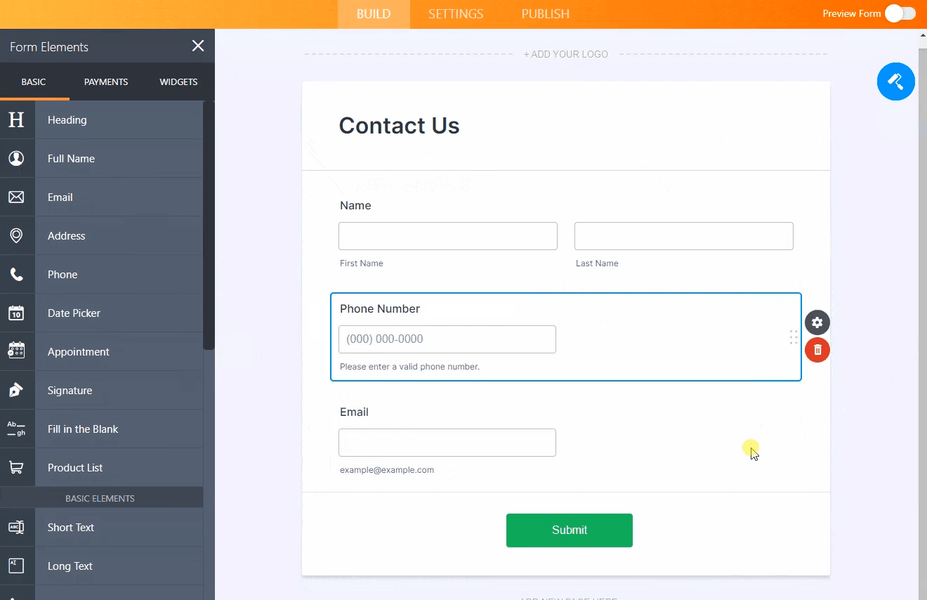 Jotform - data entry ai tools