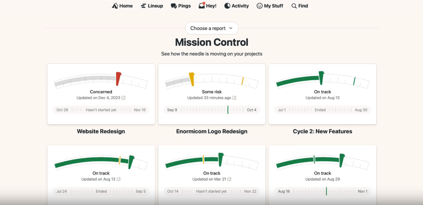 Basecamp: Project Reporting Tools 