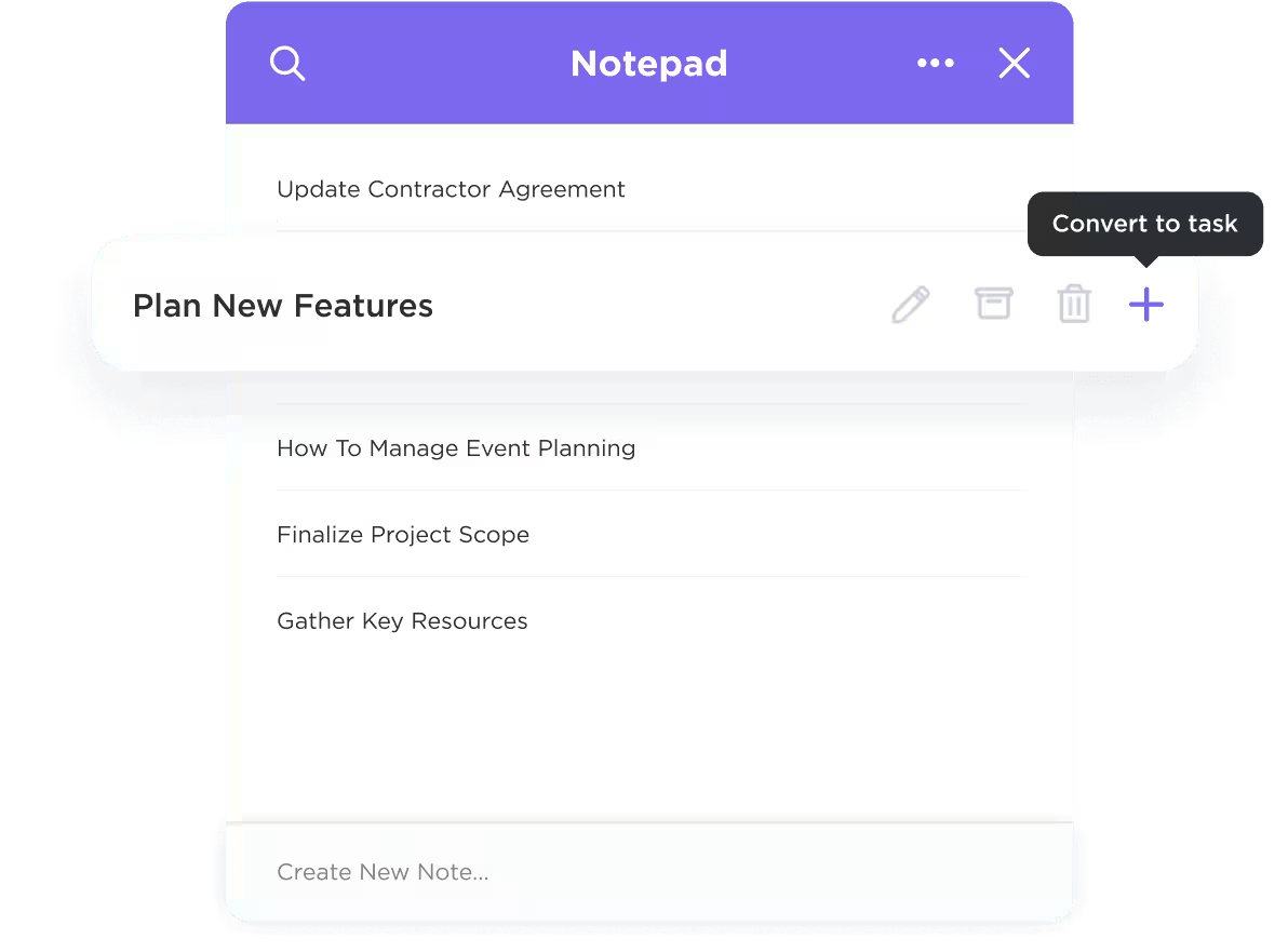 ClickUp Notepad: How to Save Notes as PDF