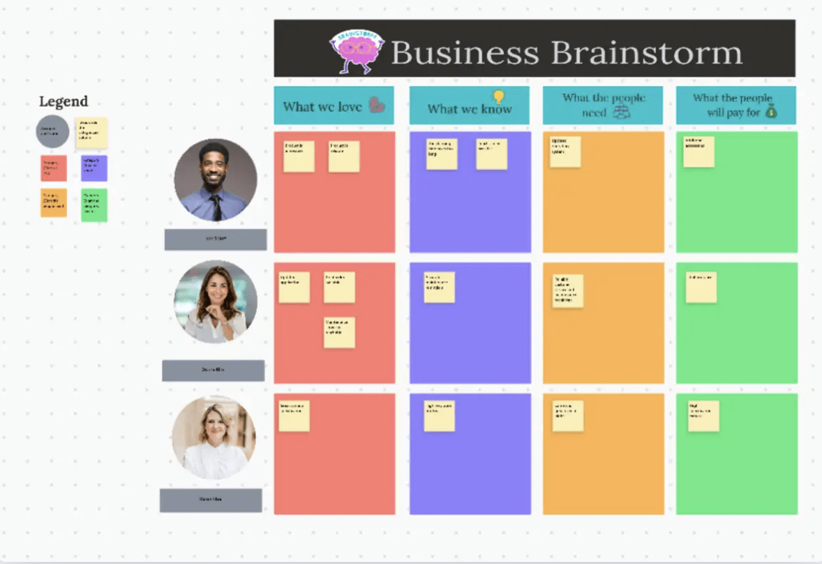 ClickUp Business Brainstorming Template
