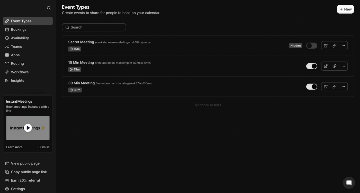 Cal.com -  savvycal alternative