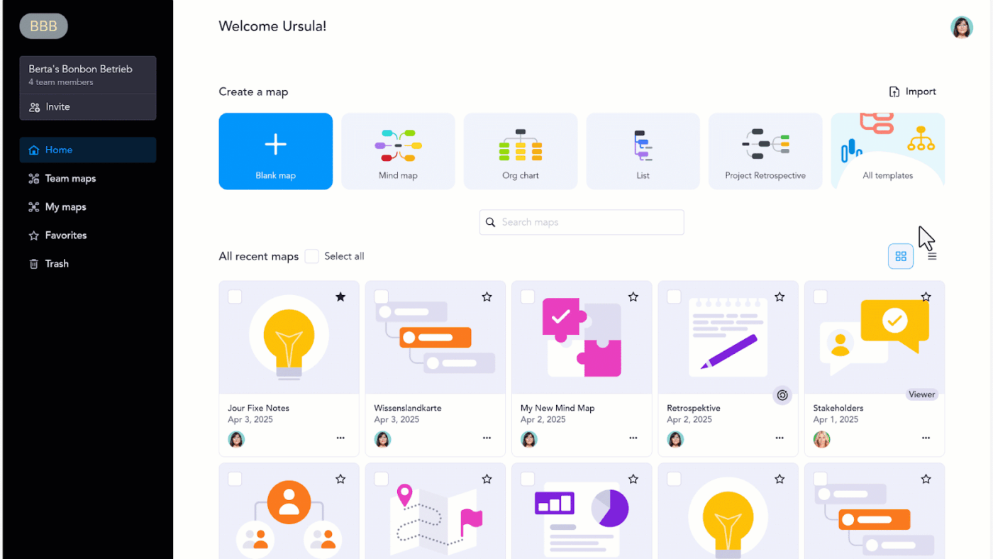 MindMeister: Map out ideas and project data visually for brainstorming and memory retention