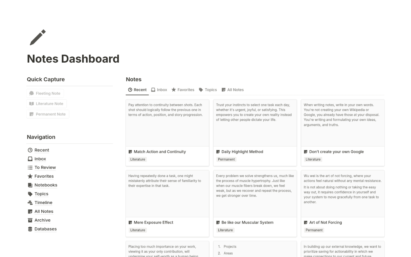 Notion: Write notes and track digital calendar events