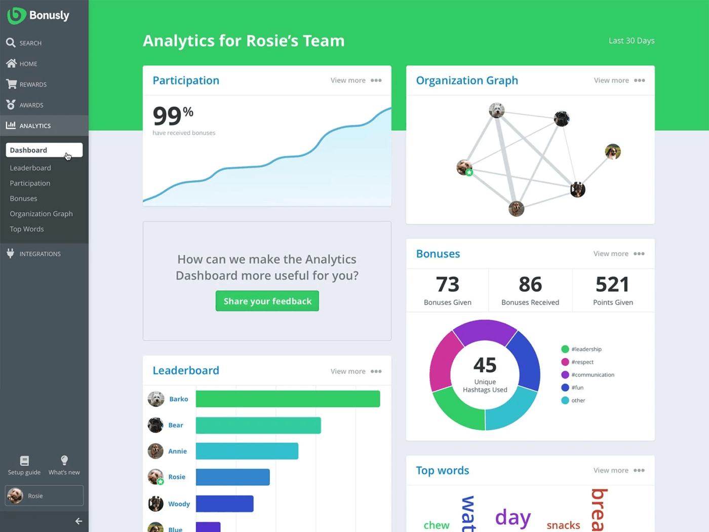 Bonusly: Boost employee recognition with digital organization tools