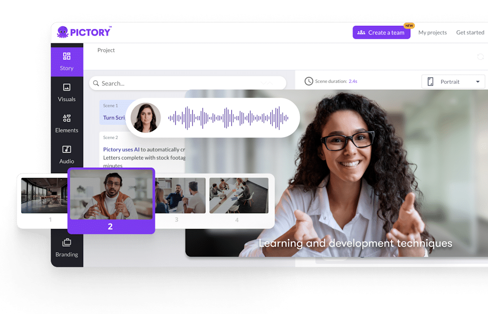 Pictory: AI-tools voor training en ontwikkeling