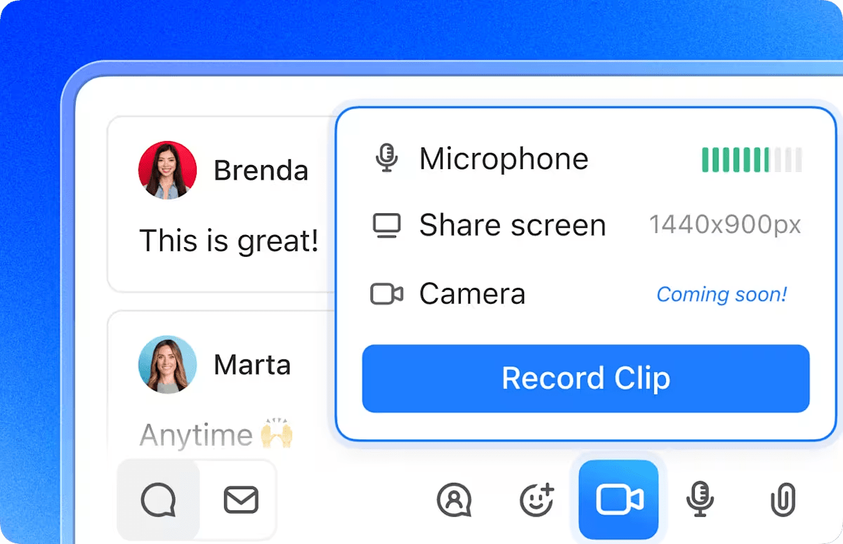 ClickUp Clips: Cross Team Collaboration