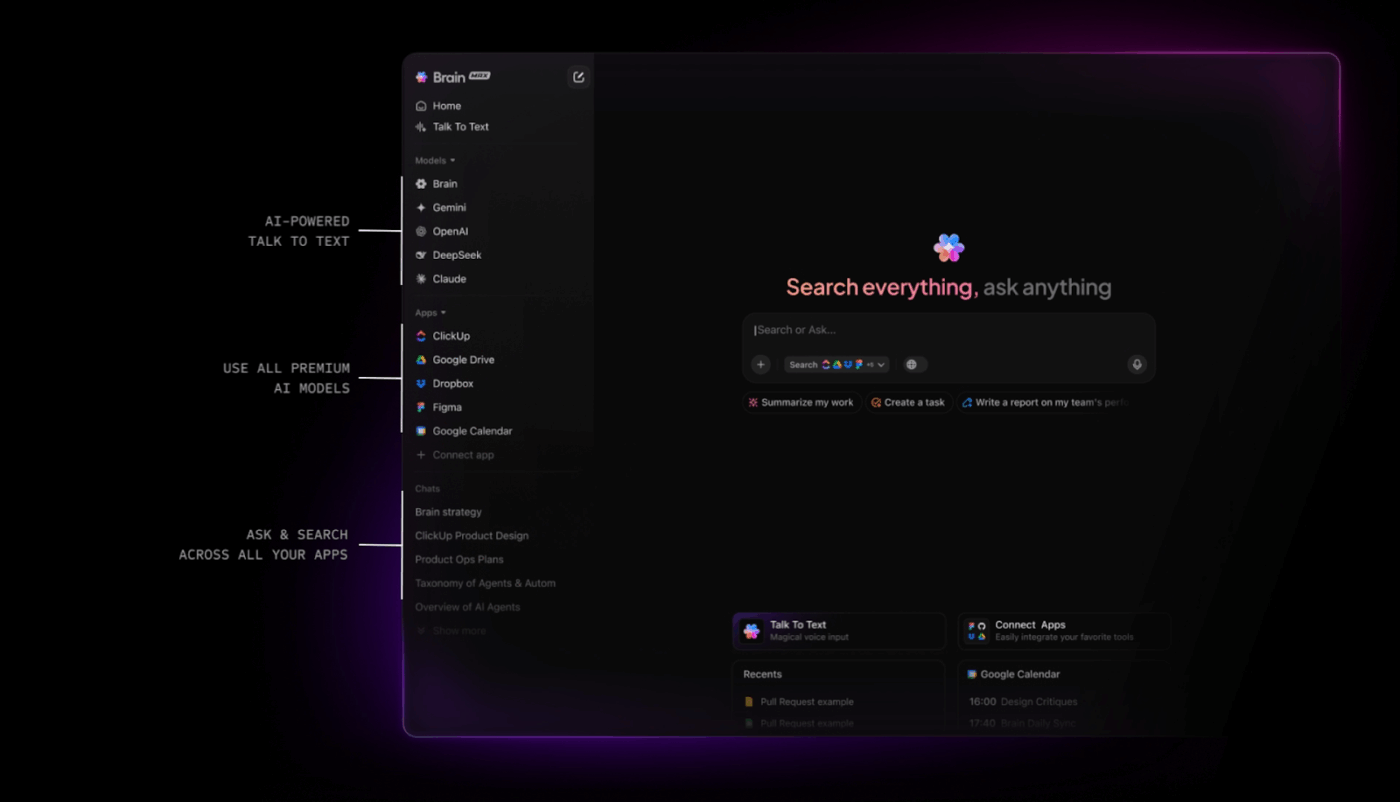 ClickUp Brain MAX: Create content with a voice-first AI companion