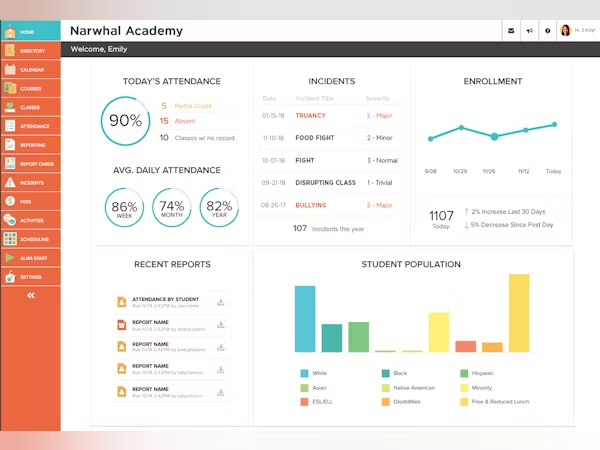 campus management software: alma sis
