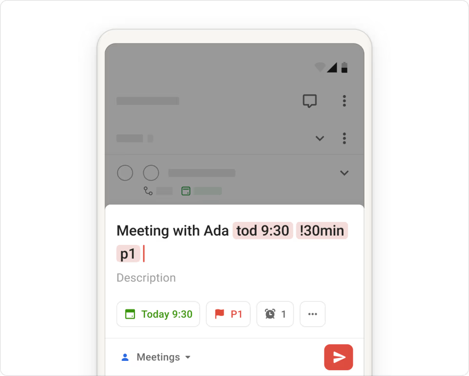 Quick add and natural language in Todoist: clickup vs todoist