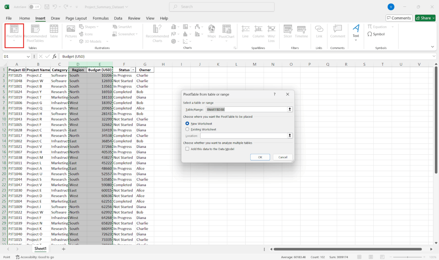 Explore how to create a summary report in Excel with many fields