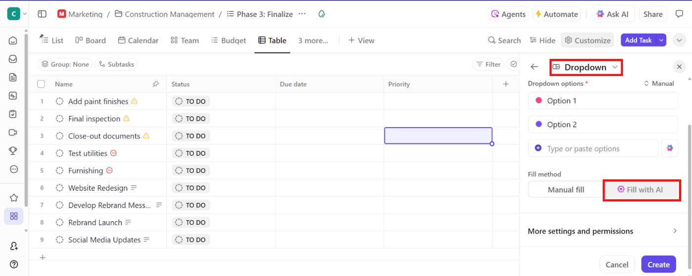 Use AI for professional summaries in Custom Fields: how to create a summary report in excel