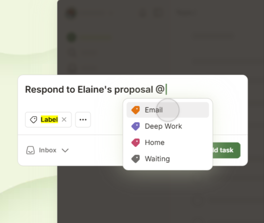 Project organization in Todoist: clickup vs todoist