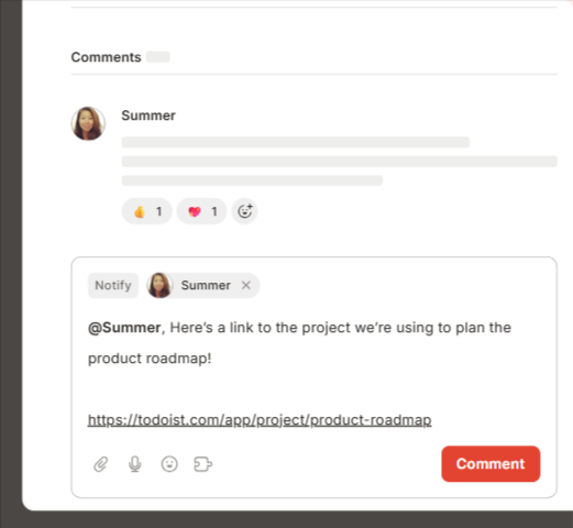 Collaboration and sharing with Todoist