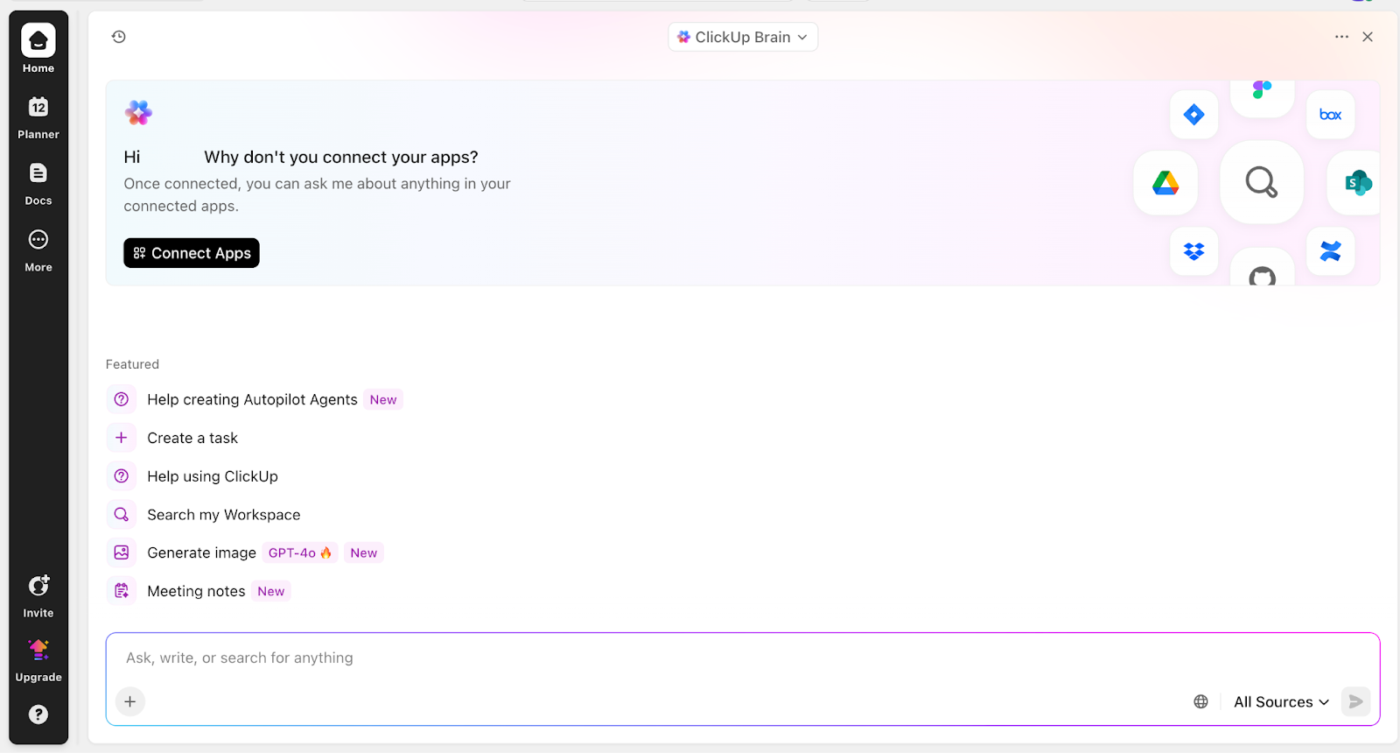 ClickUp Brain: Zapier vs n8n
