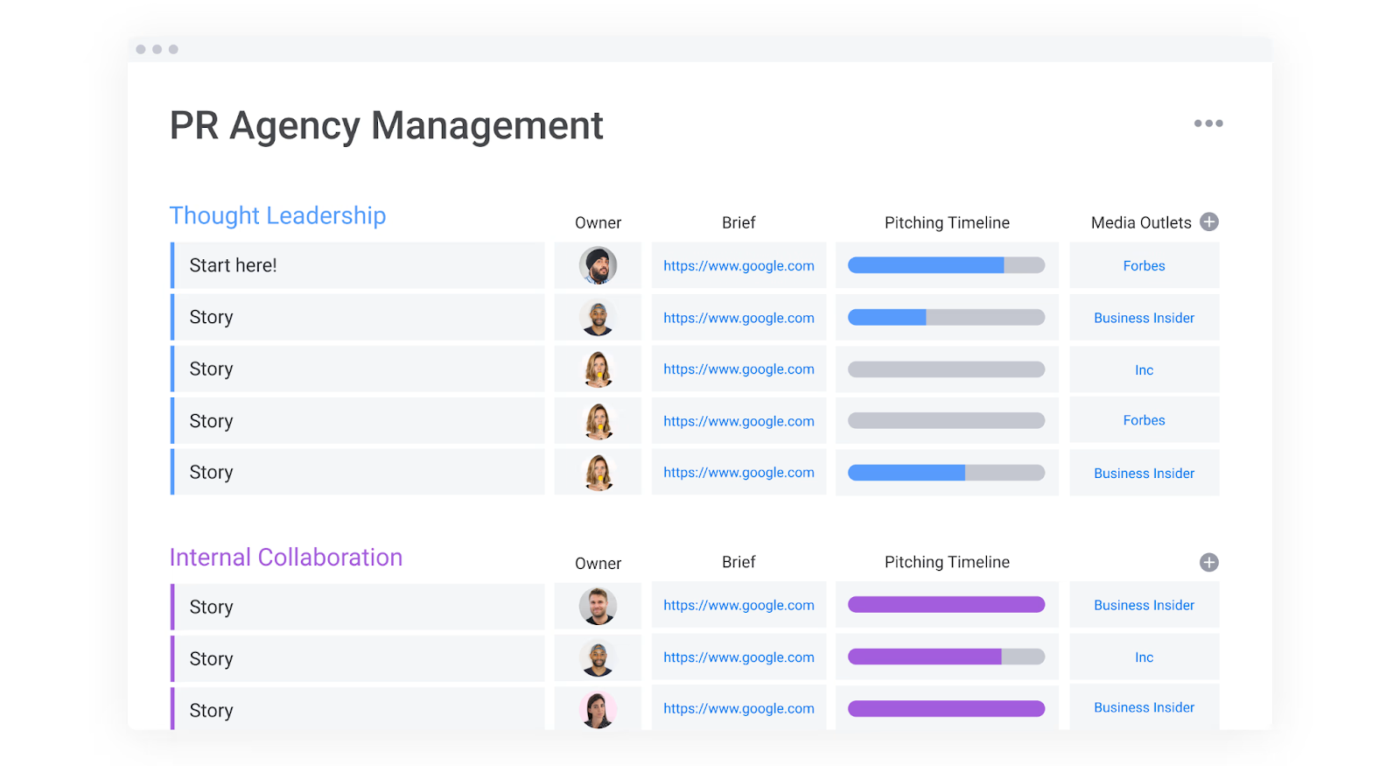Central place to manage marketing plans