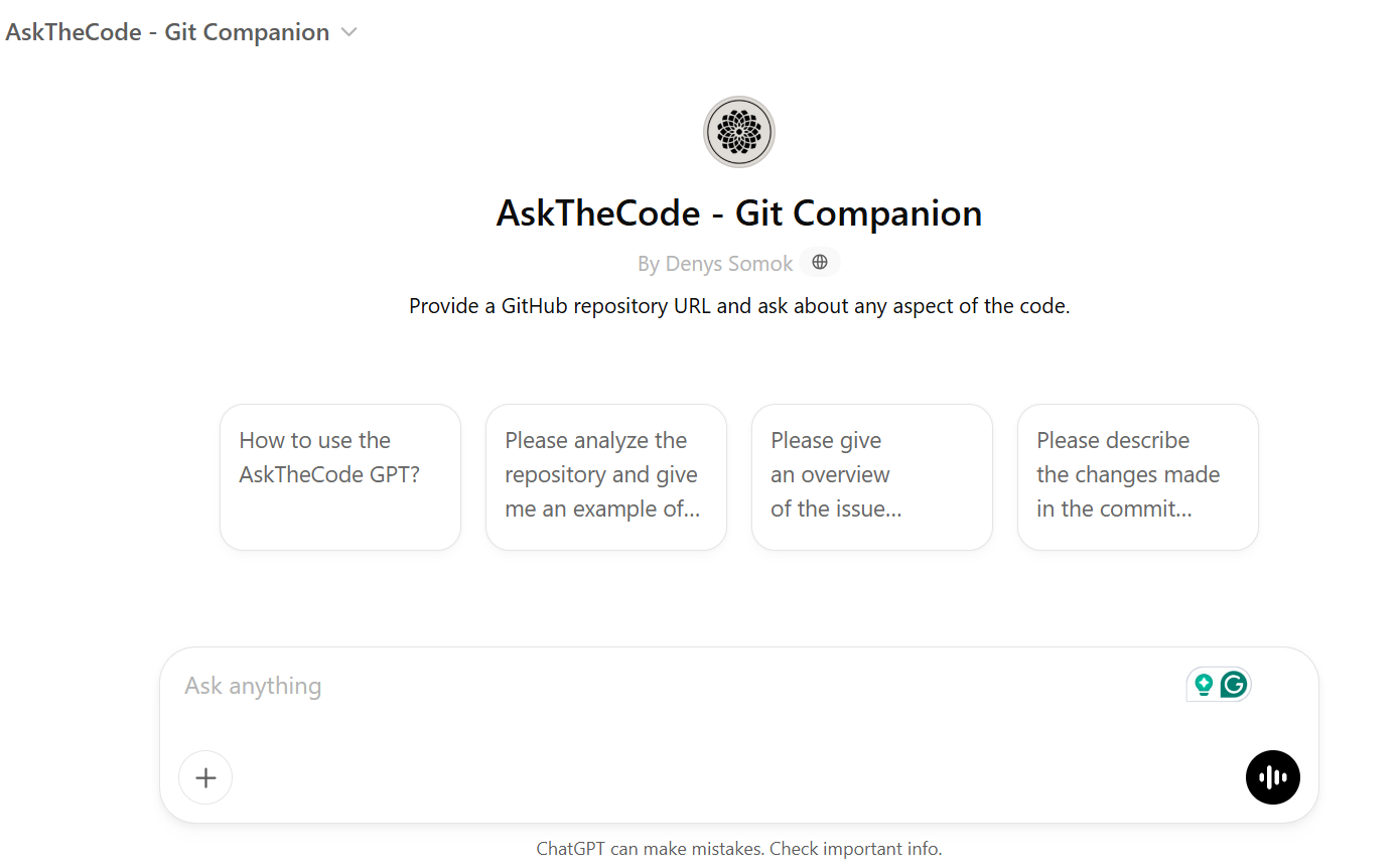Ask The Code