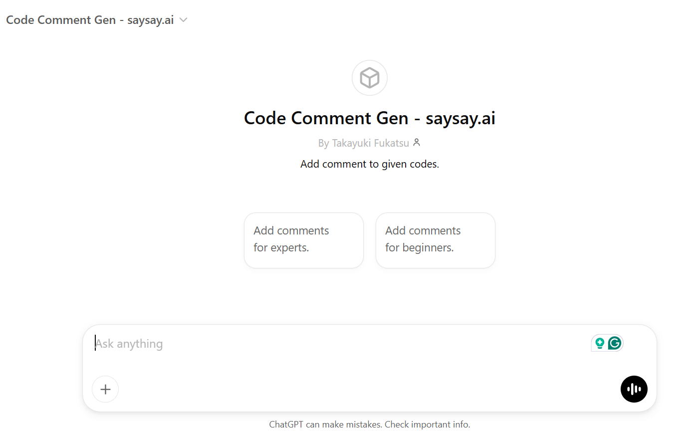 Code Comment Gen