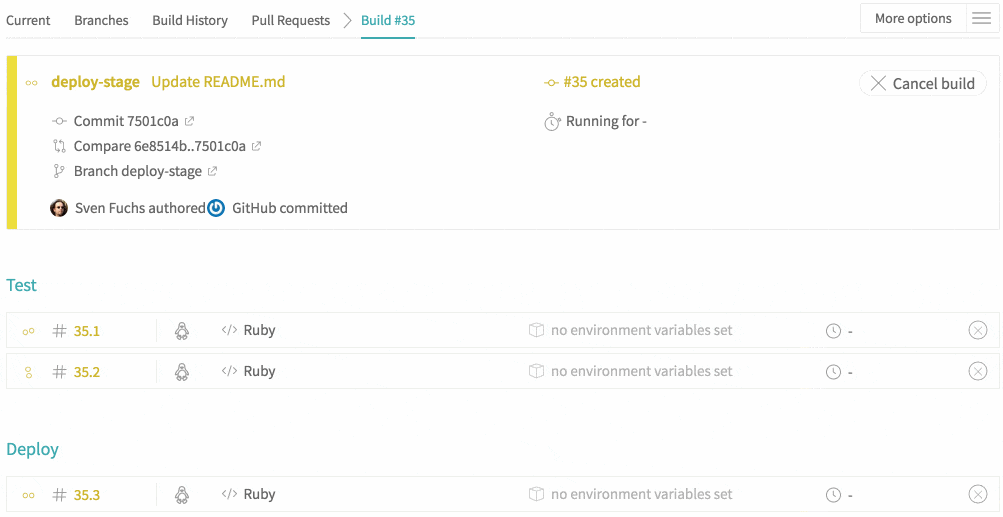 TravisCI: Supports multiple developers with fast builds and code quality checks for high quality software