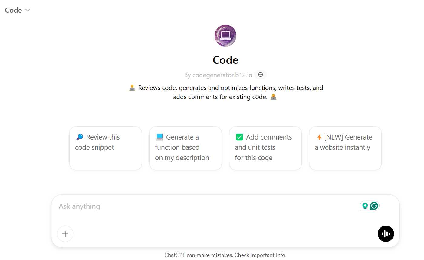 Code Guru: Best GPTs for Coding