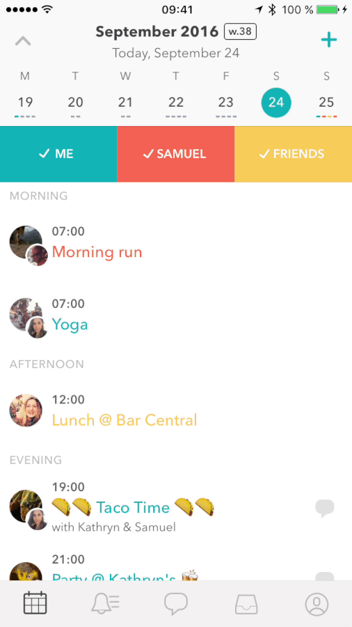Raft: Shared calendar apps for date planner