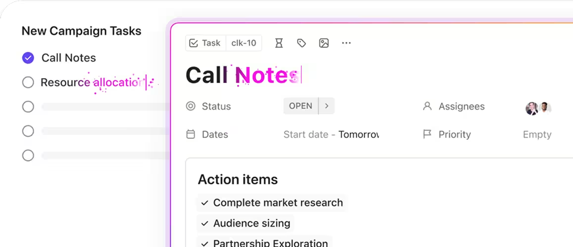 ClickUp Calendar
