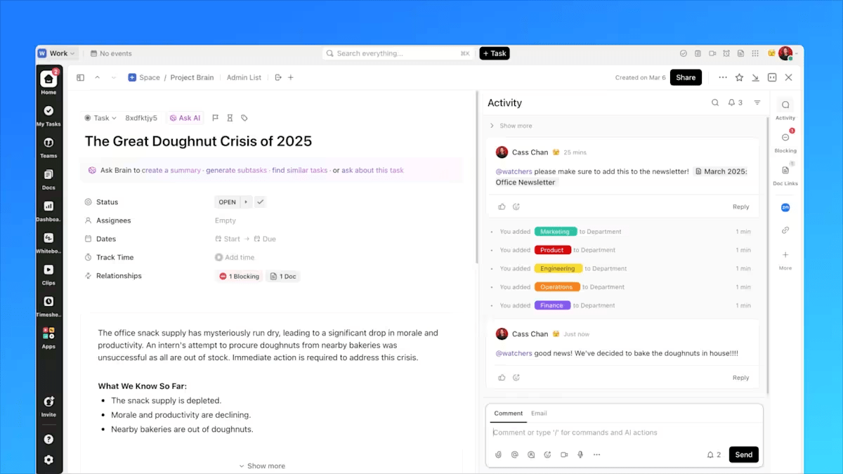 ClickUp Tasks