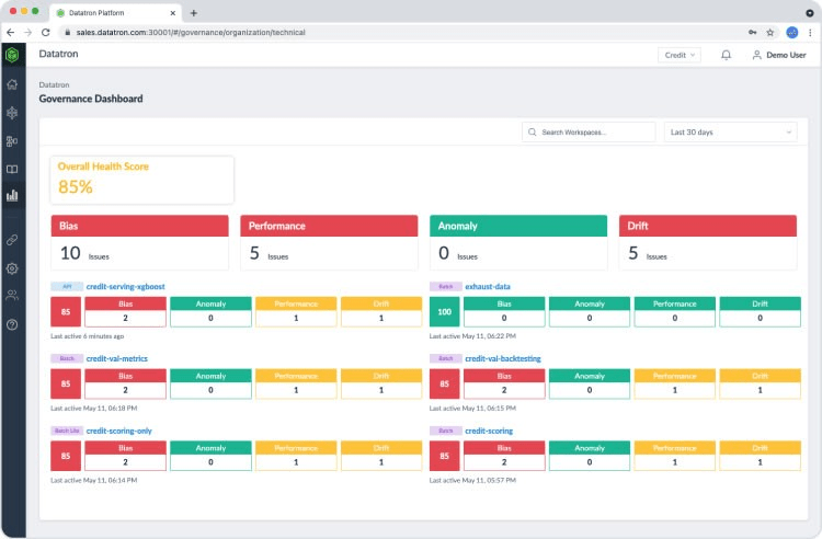 Datatron: AI Governance Tools 