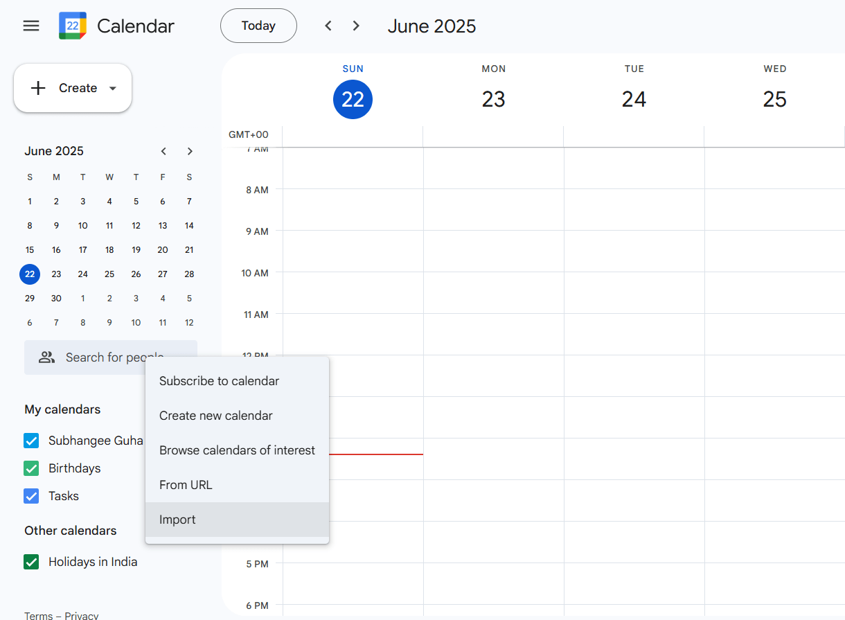 Google Calendar