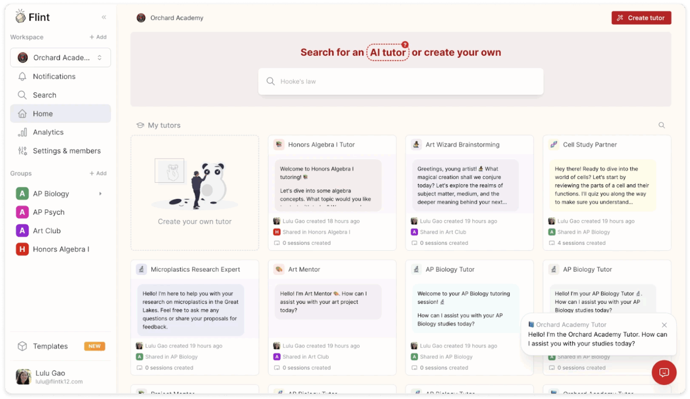 Flint - Creatore di guide allo studio IA