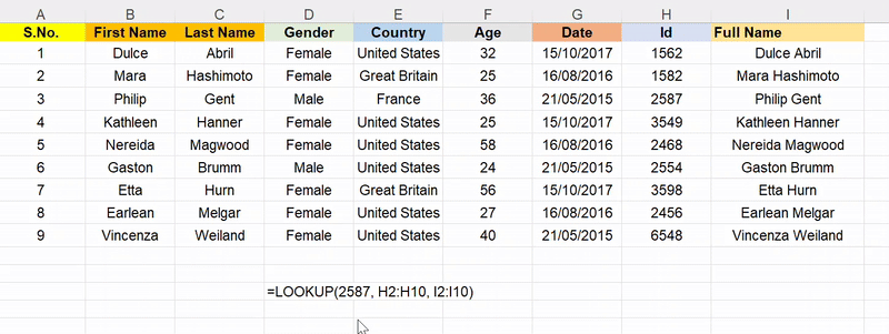 Excel - VLOOKUP alternative