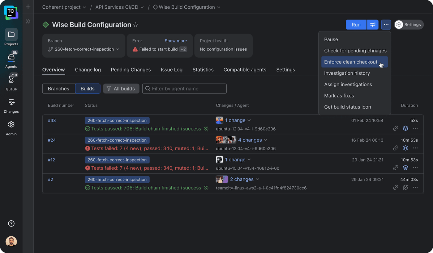 TeamCity: Enhances testing processes with intelligent pipelines for reliable software delivery