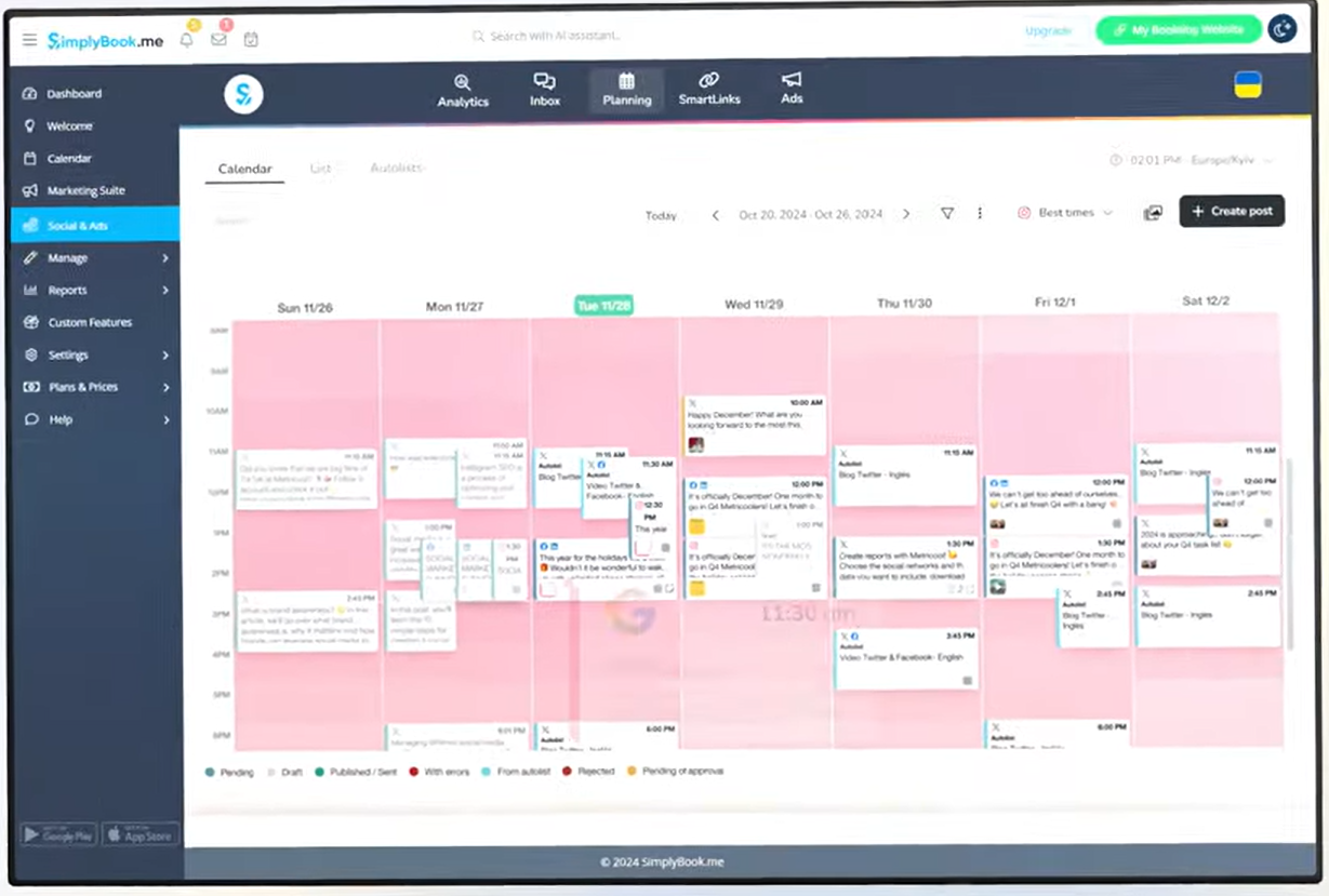 SimplyBook.me: Acuity Schedulingの代替ツール