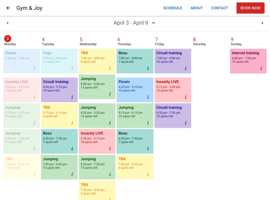 Fresha: Acuity Schedulingの代替ツール