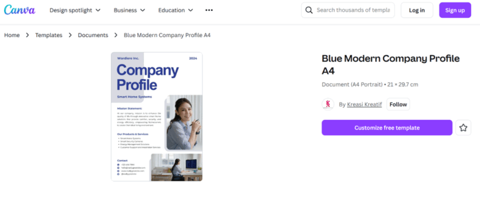 15 Free Company Profile Templates for Any Business | ClickUp