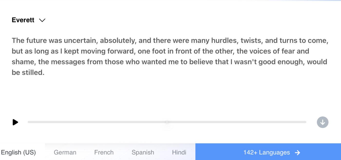 Listnr: ElevenLabs alternatives removing filler words with advanced content features