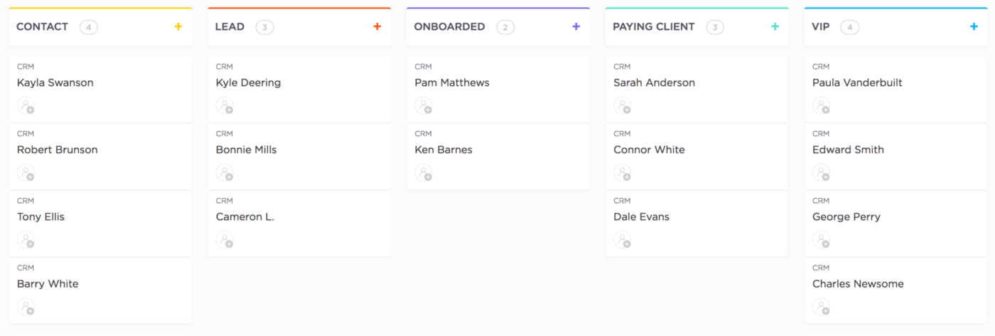 Customize how you track deal stages and pipelines with ClickUp Custom Statuses